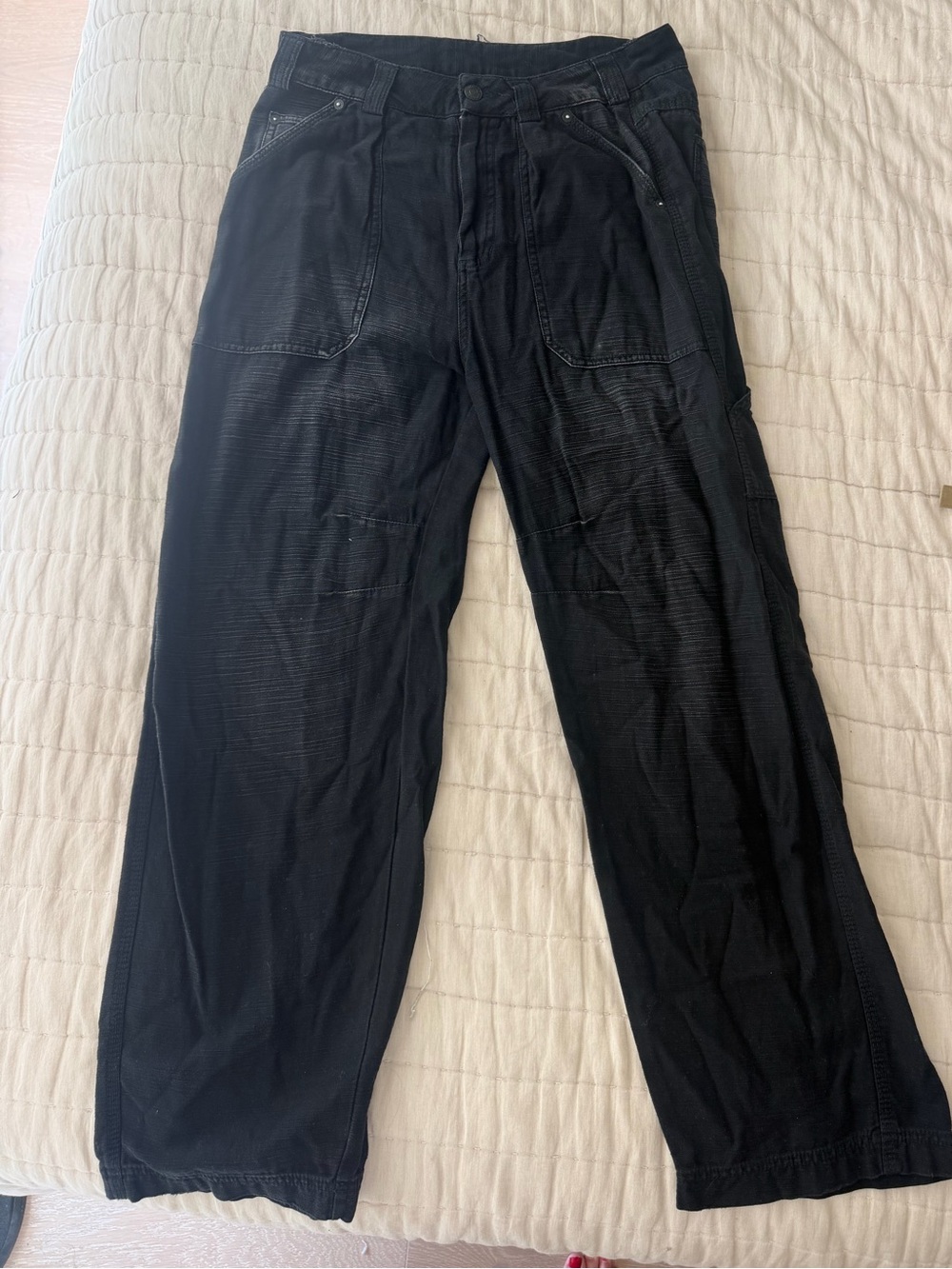Free People Women’s Black Cargo Pants